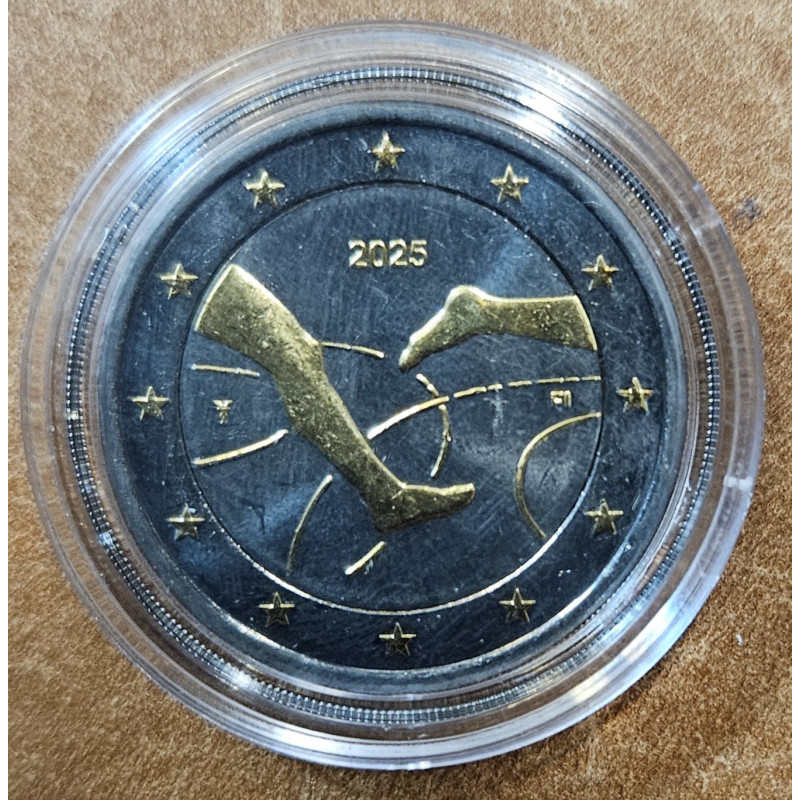 2 Euro Finnország 2025 - Atlétika (Ru-Au bevonatú UNC)