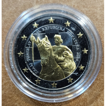 2 Euro Horvátország 2025 - Tomislav király (Ru-Au bevonatú UNC)