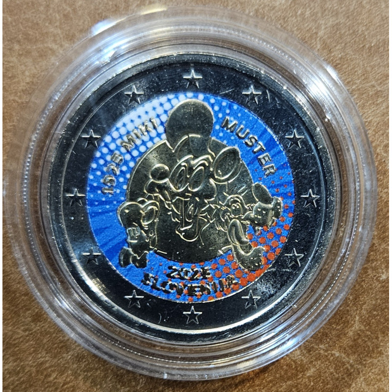 2 Euro Szlovénia 2025 - Miki Muster v2 (színezett UNC)