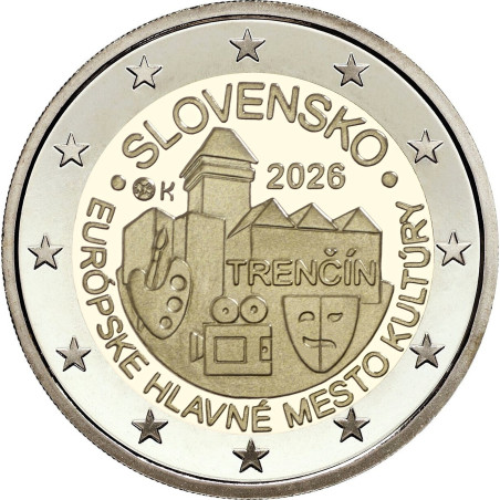 od 13.1  2 Euro Slovensko 2026 - Trenčín (UNC)