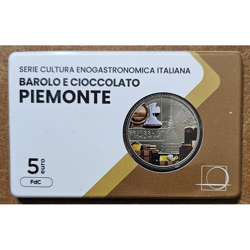 5 Euro Taliansko 2025 - Piemonte (BU)