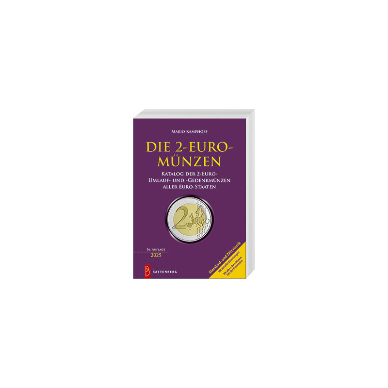 The 2-Euro Coin Catalog, 16th Edition 2025 (in german)