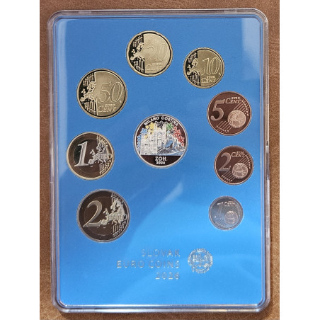 Slovakia 2026 set of 8 coins - Winter olympics Milano Cortina (Proof like)