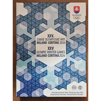 Szlovákia 2026 - 8 részes forgalmi sor - XXV. téli olimpia Milano Cortina (Proof like)