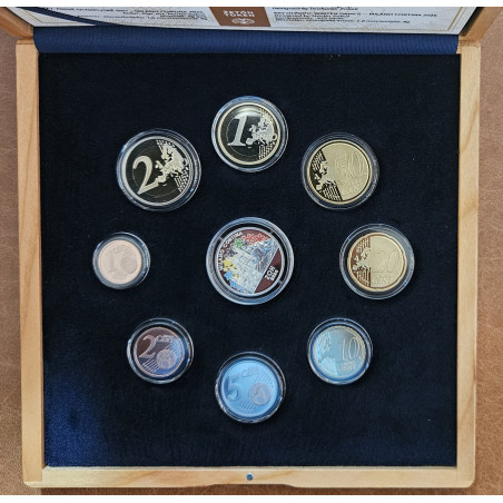 Slovakia 2026 set of 8 coins - Winter olympics Milano Cortina (Proof)