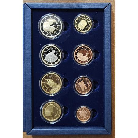 San Marino 2019 - set of 8 coins (Proof)