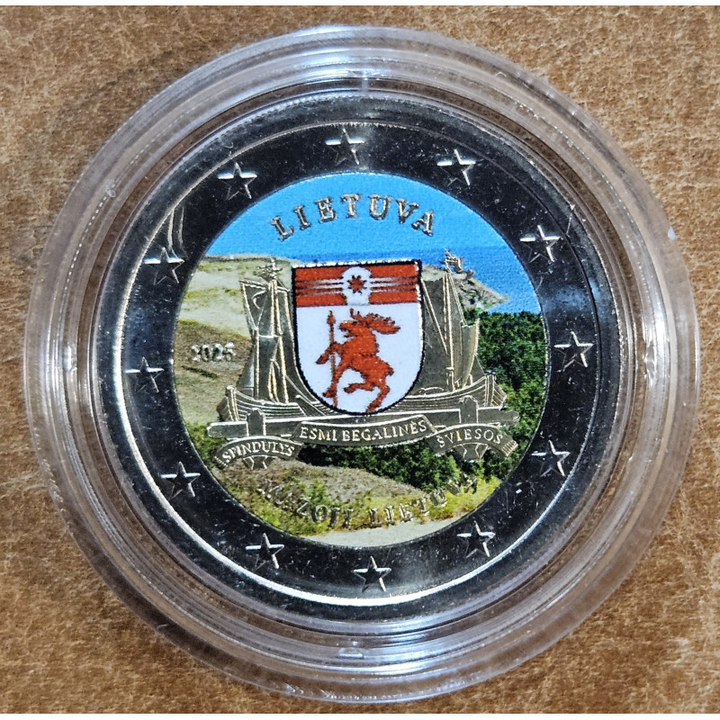 2 Euro Lithuania 2025 - Lithuania Minor v2 (colored UNC)