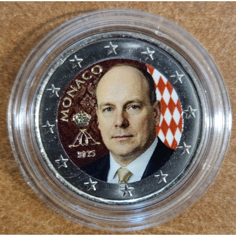 2 Euro Monaco 2025 - New design v2 (colored UNC)