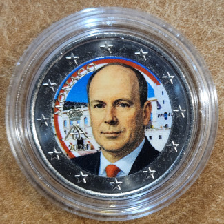 2 Euro Monaco 2025 - New design v3 (colored UNC)