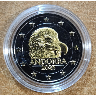 2 Euro Andorra 2025 - Bearded-vulture (Ru-Au plated UNC)