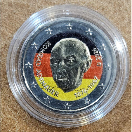 2 Euro Germany 2026 - Konrad Adenauer v4 (colored UNC)