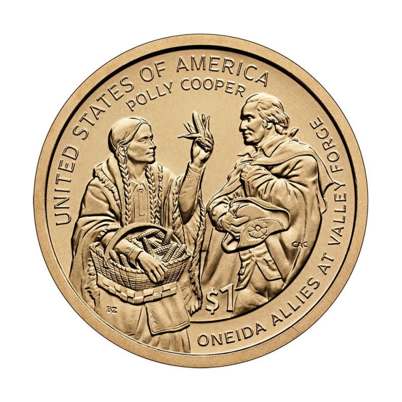 1 dollar USA 2026 Polly Cooper "P" (UNC)