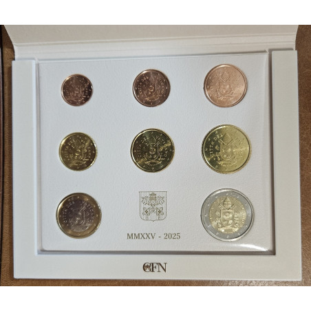 Vatican 2025 set of 8 eurocoins (BU)