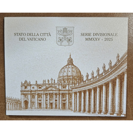 Vatican 2025 set of 8 eurocoins (BU)