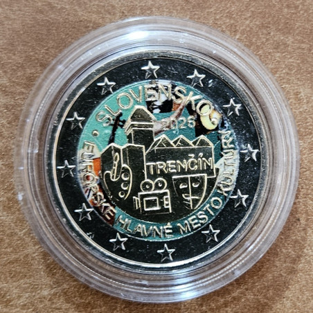 2 Euro Szlovákia 2026 - Trencsén v3 (színezett UNC)