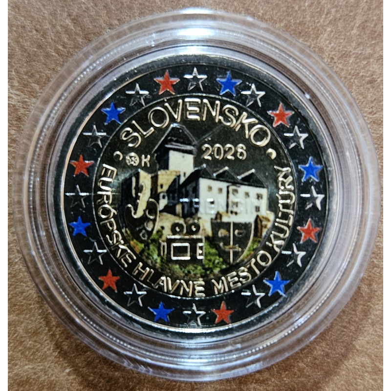 2 Euro Slovensko 2026 - Trenčín v4 (farebná UNC)