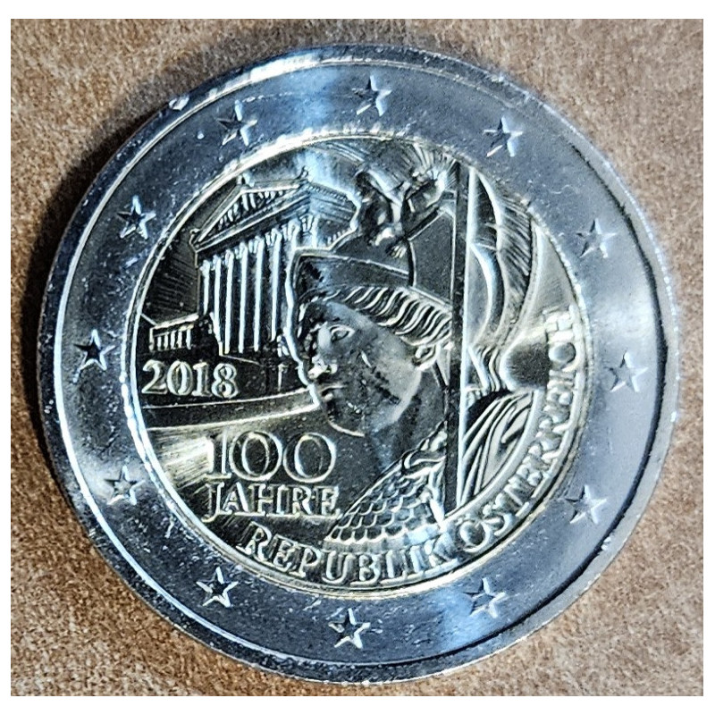 euroerme érme 2 Euro Ausztria 2018 - Az osztrák köztársaság 100. év...