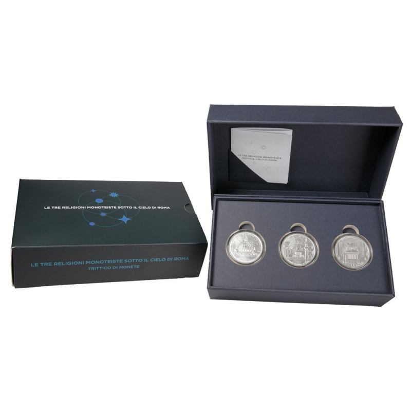 3 Euro Italy 2025 - Three Monotheistic Religions of Rome (3x BU)