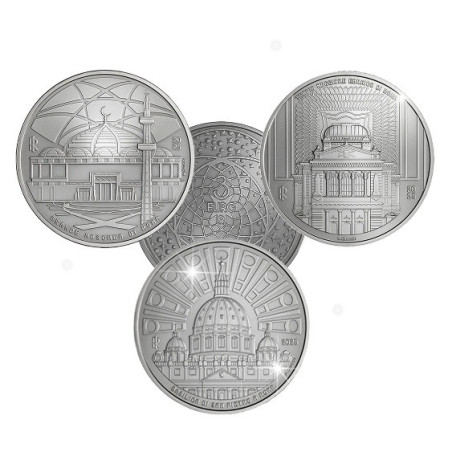 3 Euro Olaszország 2025 - Roma három monoteista vallása (3x BU)