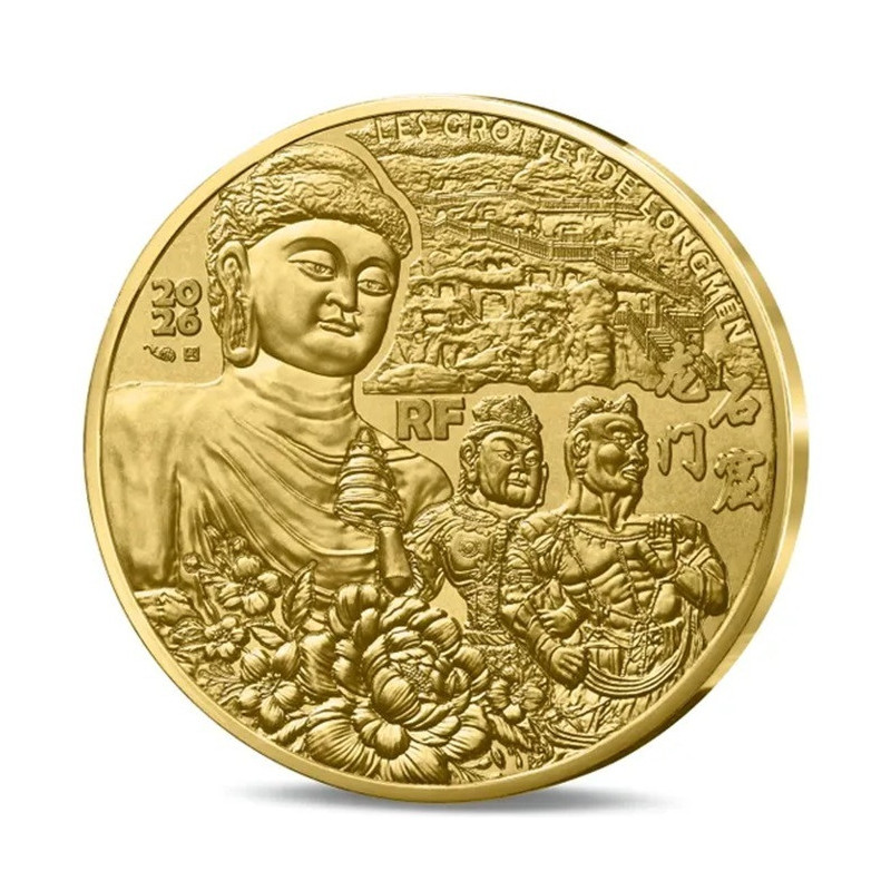 1/4 Euro France 2026 - Longmen Grottoes (UNC)