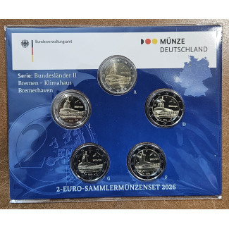 2 Euro Németország 2026 - Klimahaus Bremerhaven "ADFGJ" (BU)