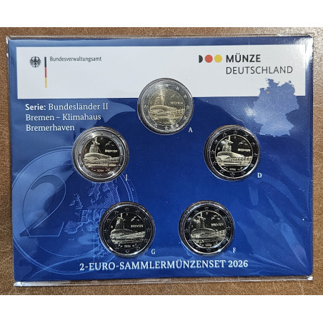 2 Euro Nemecko 2026 - Klimahaus Bremerhaven "ADFGJ" (BU)