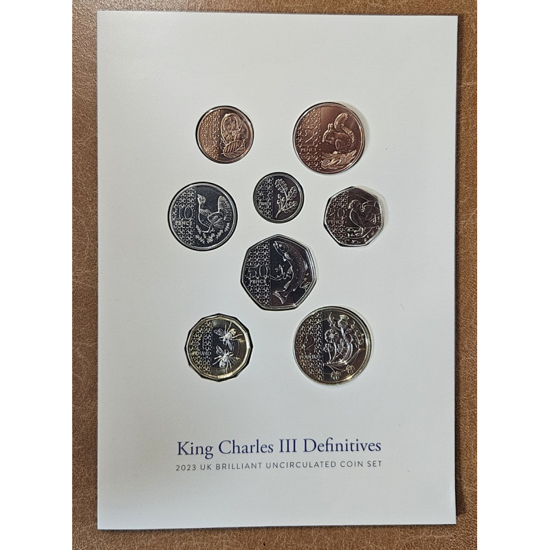 Great Britain definitive coin set 2023 (BU)