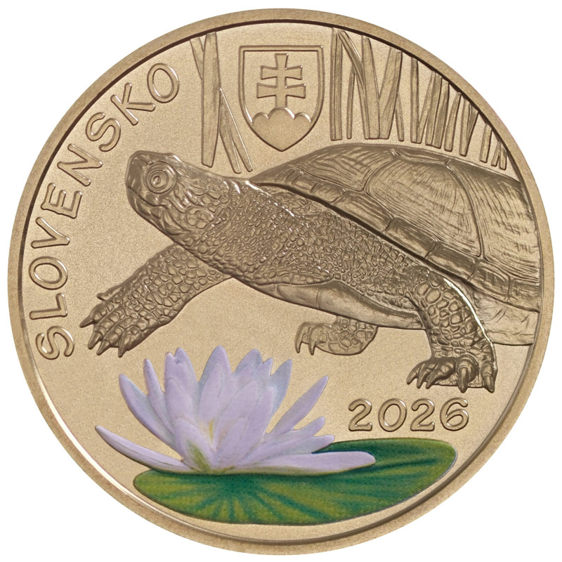 5 Euro Szlovákia 2026 - A mocsári teknőc (UNC)
