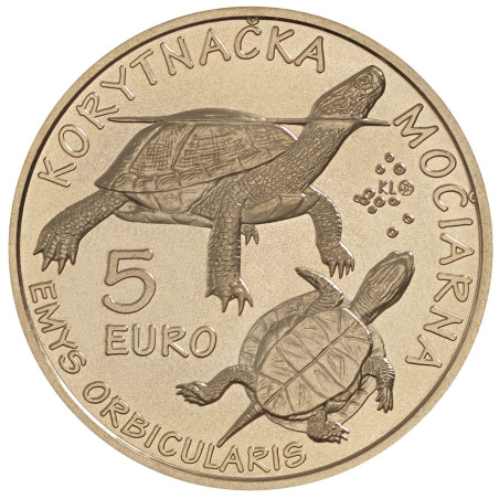 5 Euro Szlovákia 2026 - A mocsári teknőc (UNC)