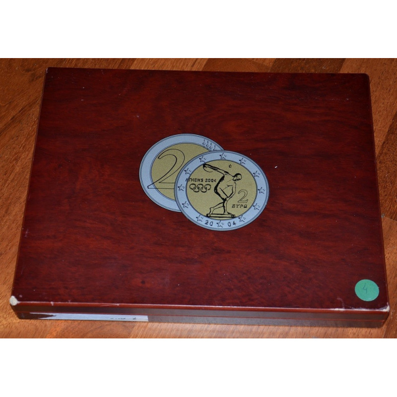 Használt Leuchtturm Volterra doboz 35 db 2 Euro érmére