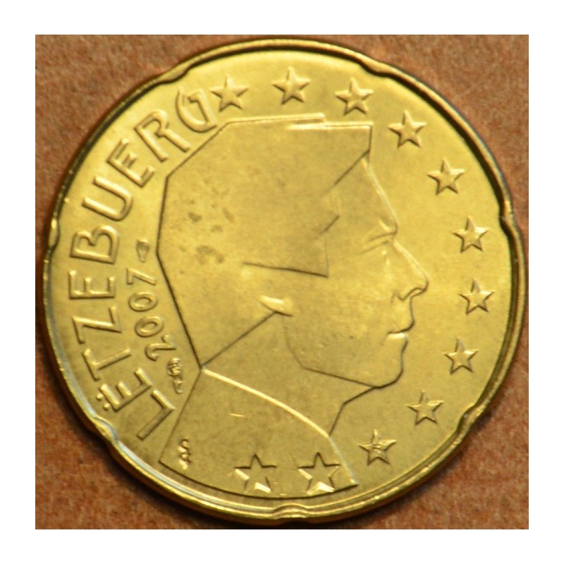 Euromince mince 20 cent Luxembursko 2007 (UNC)