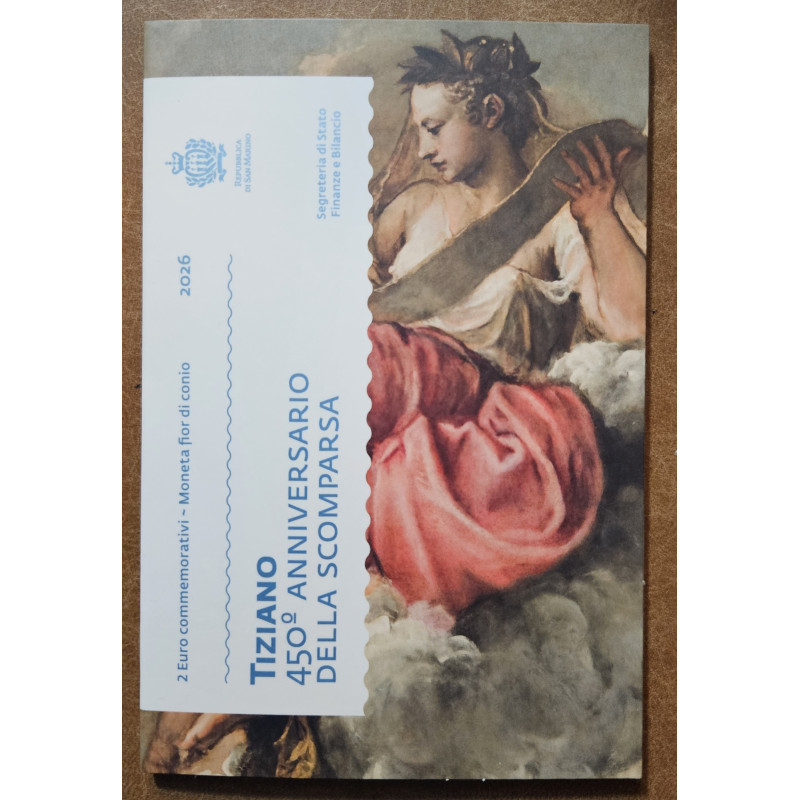 2 Euro San Marino 2026 - Tiziano (BU)