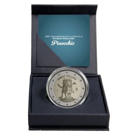 2 Euro Taliansko 2026 - Pinocchio (reverse Proof)