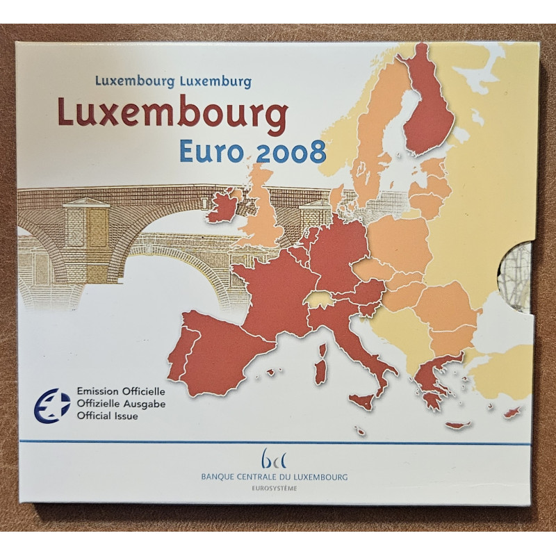 Euromince mince Luxembursko 2008 sada 8 mincí (UNC)