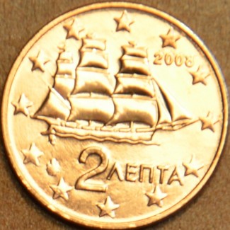 Euromince mince 2 cent Grécko 2008 (UNC)