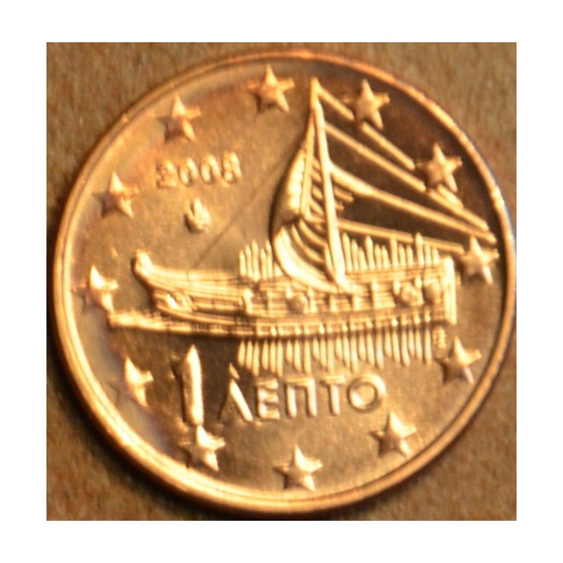 euroerme érme 1 cent Görögország 2008 (UNC)