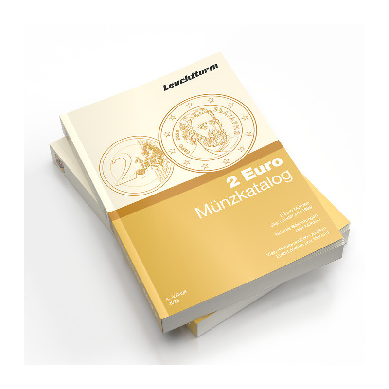 Leuchtturm 2026 katalógus 2 Euro (német nyelvű)