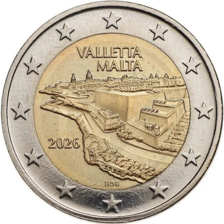 Presale 2 Euro Malta 2026 - Valletta (BU)