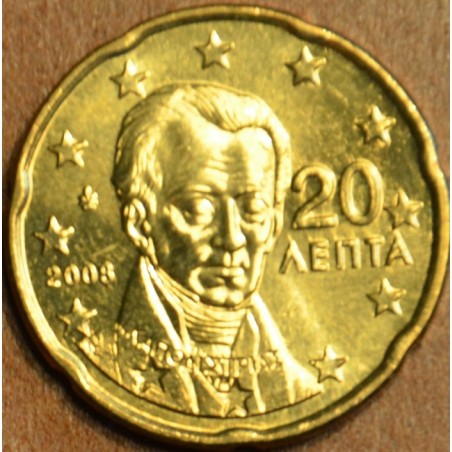 Euromince mince 20 cent Grécko 2008 (UNC)