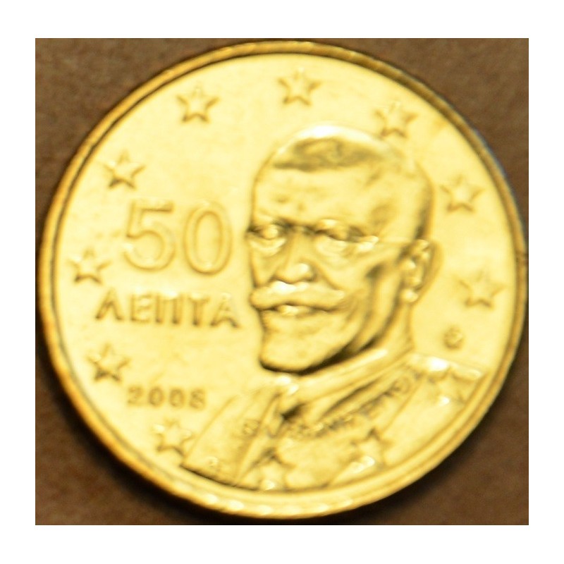 Euromince mince 50 cent Grécko 2008 (UNC)