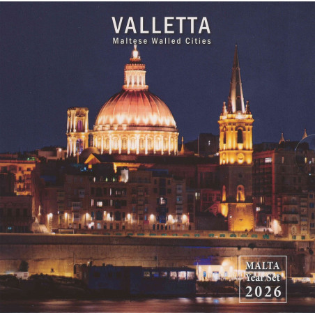 Malta 2026 set of 9 coins Valletta (BU)