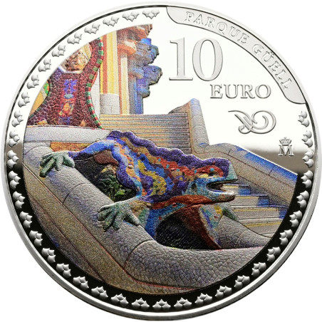 10 Euro Španielsko 2026 Antoni Gaudí - Park Güell (Proof)