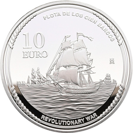 10 Euro Spanyolország 2026 Függetlenség – Solano Y Bote (Proof)