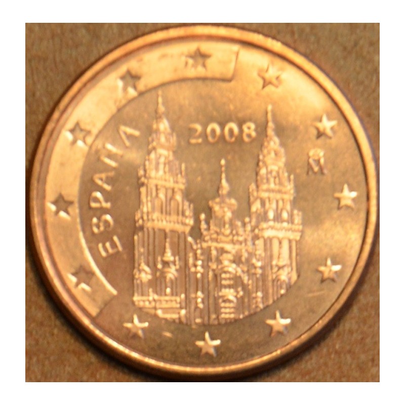 euroerme érme 1 cent Spanyolország 2008 (UNC)