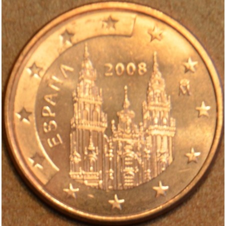 eurocoin eurocoins 1 cent Spain 2008 (UNC)
