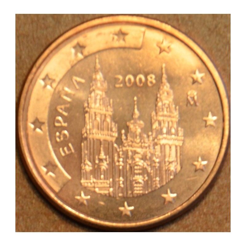 euroerme érme 2 cent Spanyolország 2008 (UNC)