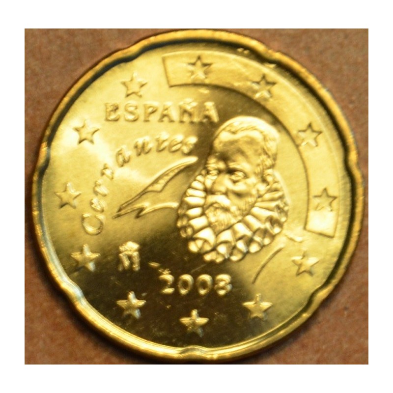 Euromince mince 20 cent Španielsko 2008 (UNC)