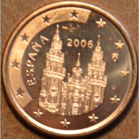 euroerme érme 1 cent Spanyolország 2006 (UNC)