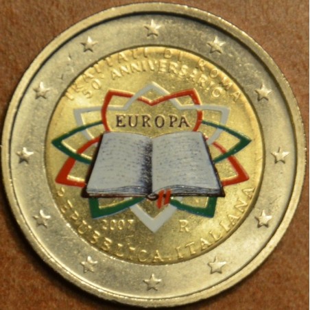 eurocoin eurocoins 2 Euro Italy 2007 - 50th anniversary of the Trea...