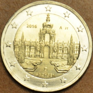 eurocoin eurocoins 2 Euro Germany 2016 \\"A\\" Saxony: Dresden (UNC)